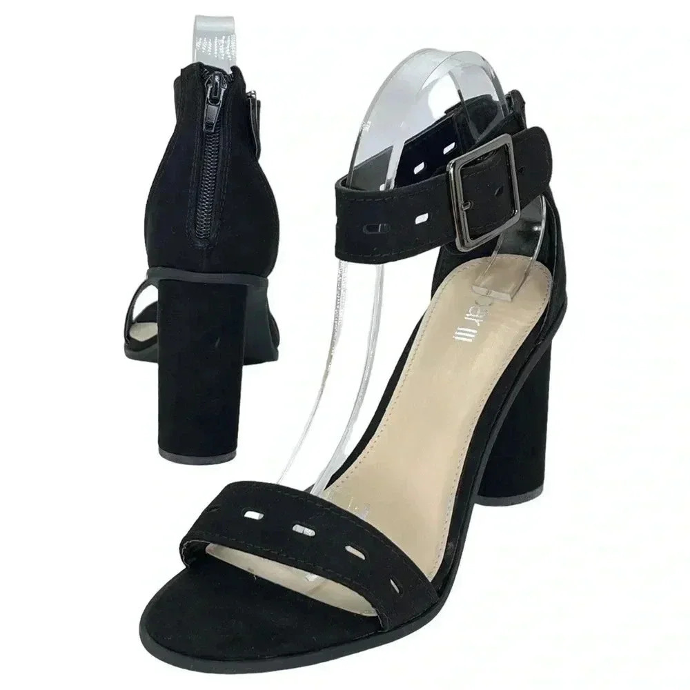 Bar III Breeanne Black Womens Heels Size 10M - Picture 9 of 12
